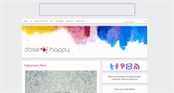 Desktop Screenshot of doseofhappy.com